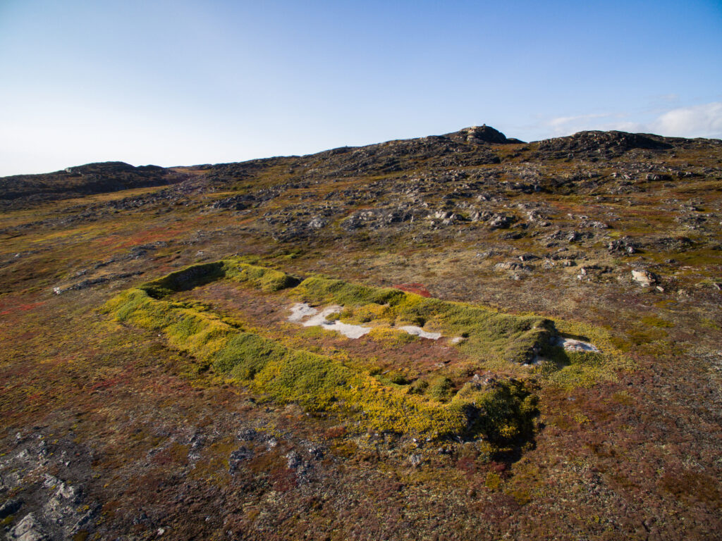 Ruin at Nipisat Island near Sisimiut - West Greenland