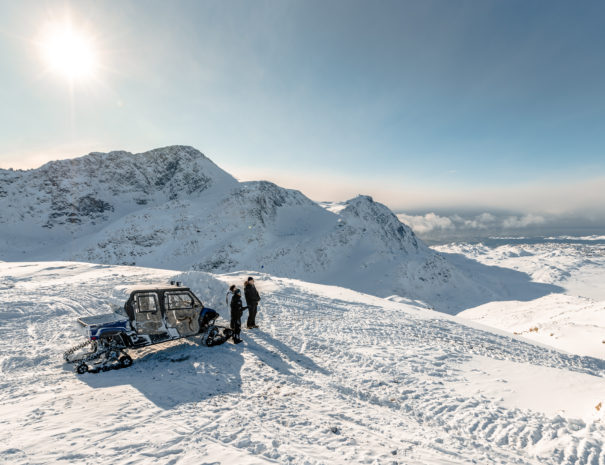 Winter UTV to the viewpoint near Sisimiut