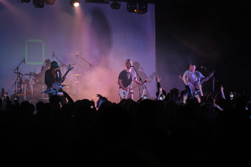 The Rockstones performing on stage at the Sisimiut Festival