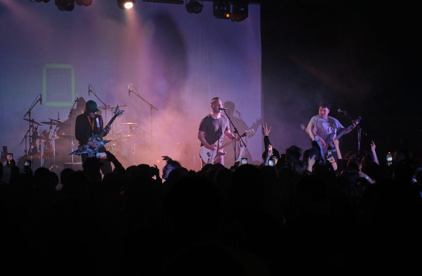 The Rockstones performing on stage at the Sisimiut Festival